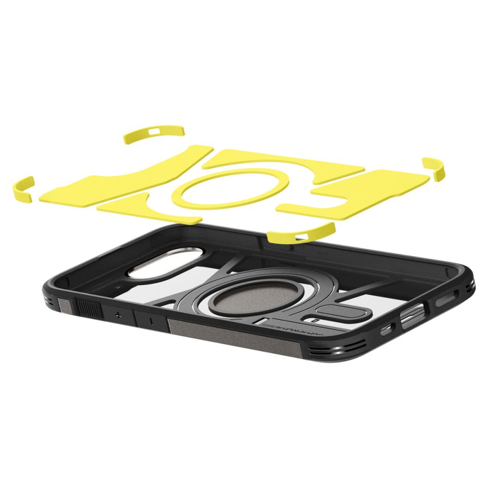 COPERTURA SPIGEN TOUGH ARMOR MAG MAGSAFE IPHONE 16E GUNMETAL