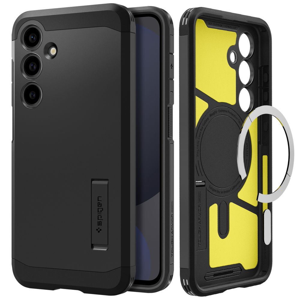 COPERTURA SPIGEN TOUGH ARMOR MAGSAFE GALAXY S24 FE NERA