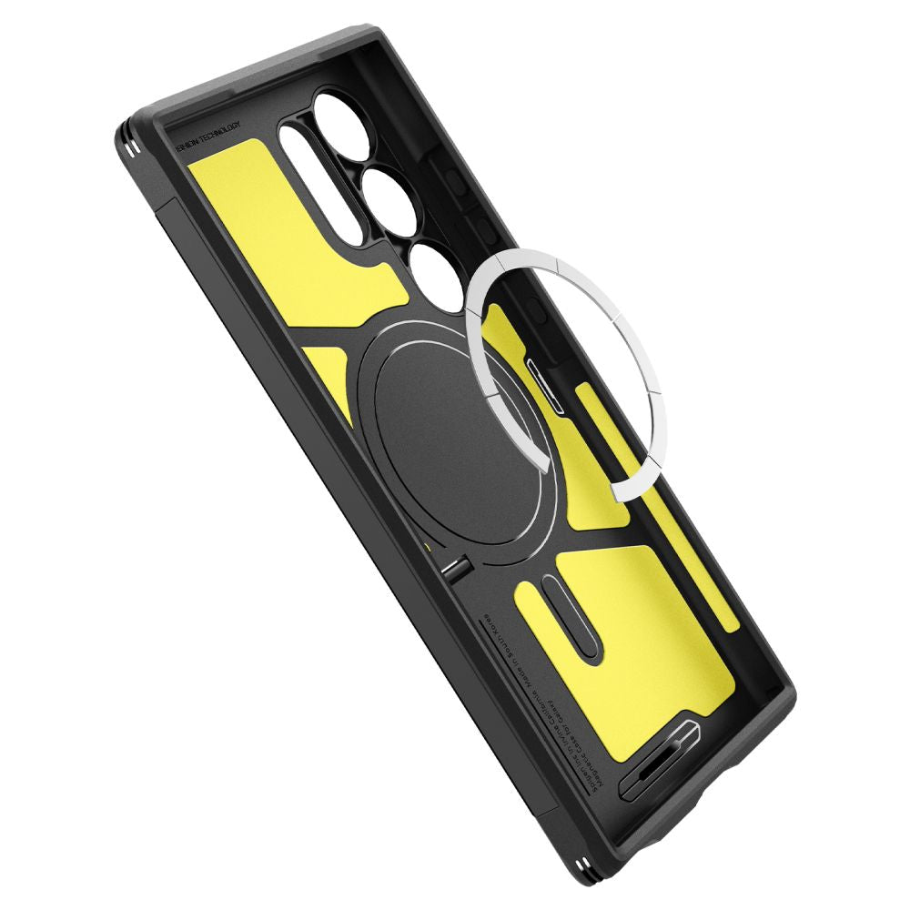 COPERTURA SPIGEN TOUGH ARMOR MAGSAFE GALAXY S24 ULTRA NERA