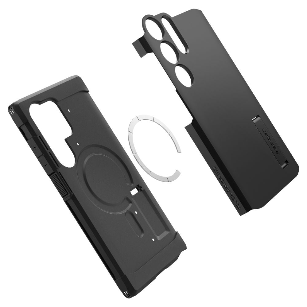 COPERTURA SPIGEN TOUGH ARMOR MAGSAFE GALAXY S24 ULTRA NERA