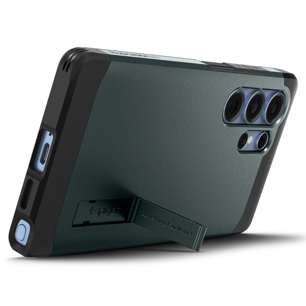 COPERTURA SPIGEN TOUGH ARMOR MAGSAFE GALAXY S25 ULTRA ABYSS GREEN
