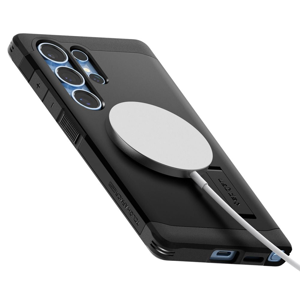 COPERTURA SPIGEN TOUGH ARMOR MAGSAFE GALAXY S25 ULTRA NERA