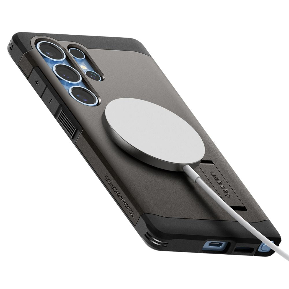 COPERTURA SPIGEN TOUGH ARMOR MAGSAFE GALAXY S25 ULTRA GUNMETAL
