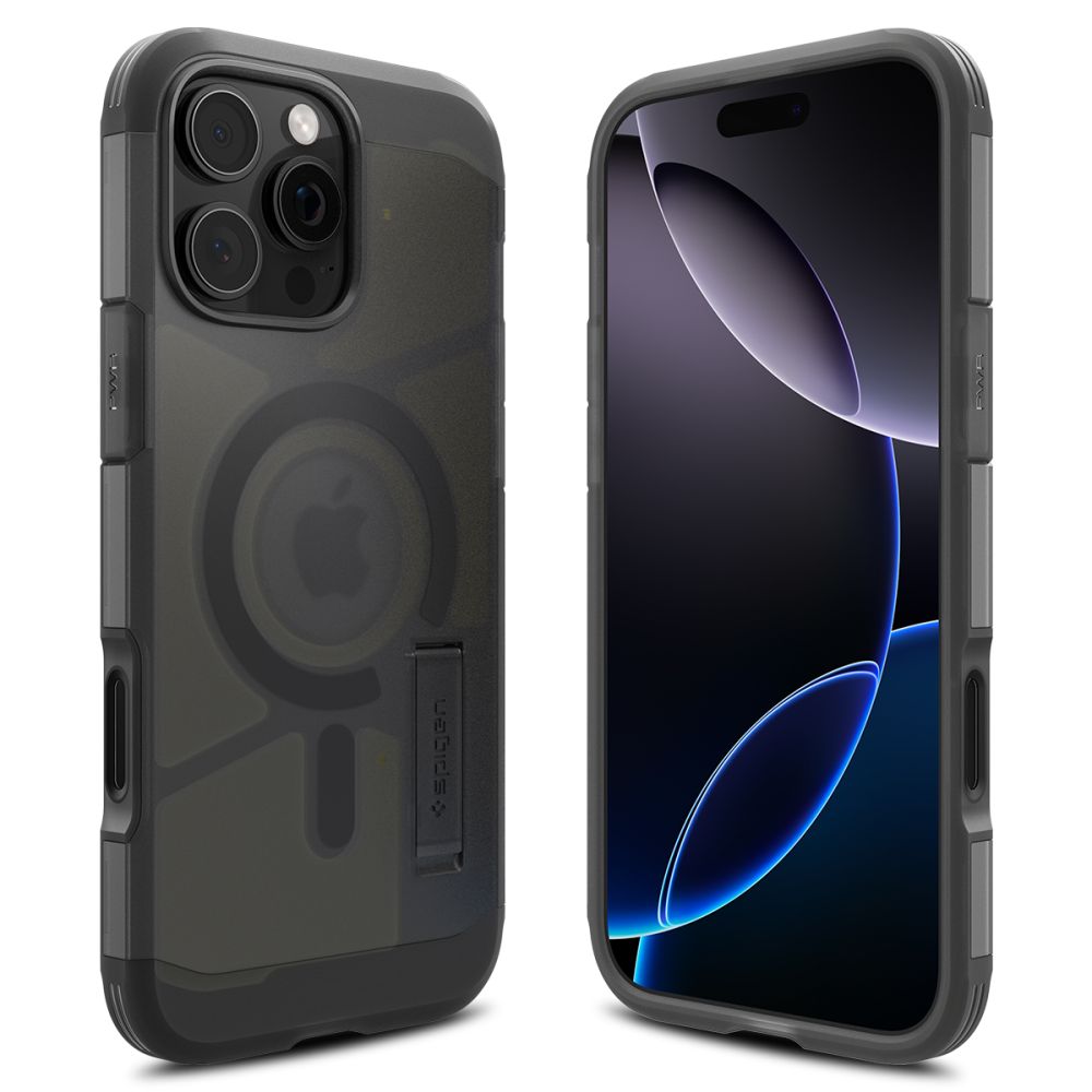 COPERTURA SPIGEN TOUGH ARMOR "T" MAG MAGSAFE IPHONE 16 PRO FROST BLACK