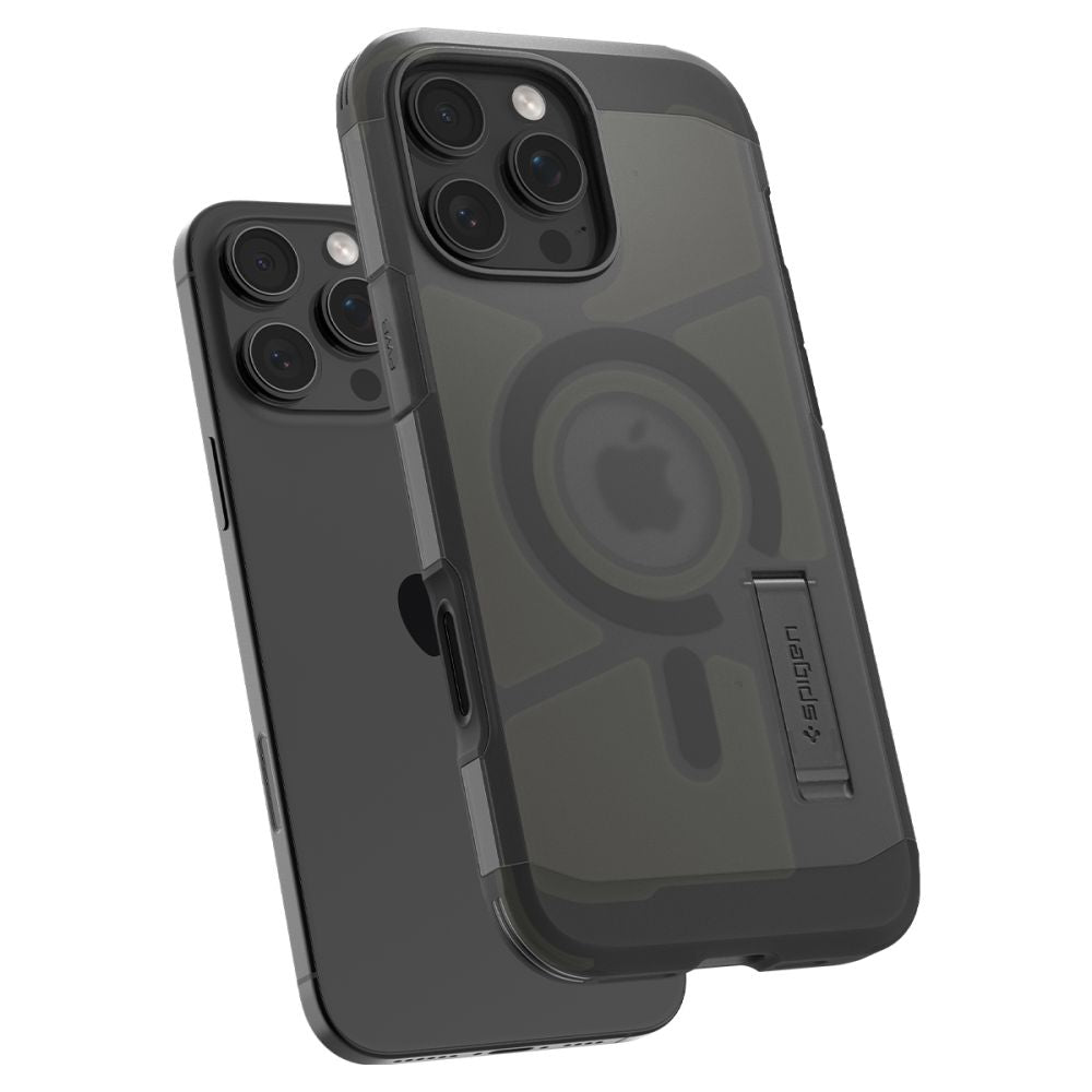 COPERTURA SPIGEN TOUGH ARMOR "T" MAG MAGSAFE IPHONE 16 PRO FROST BLACK