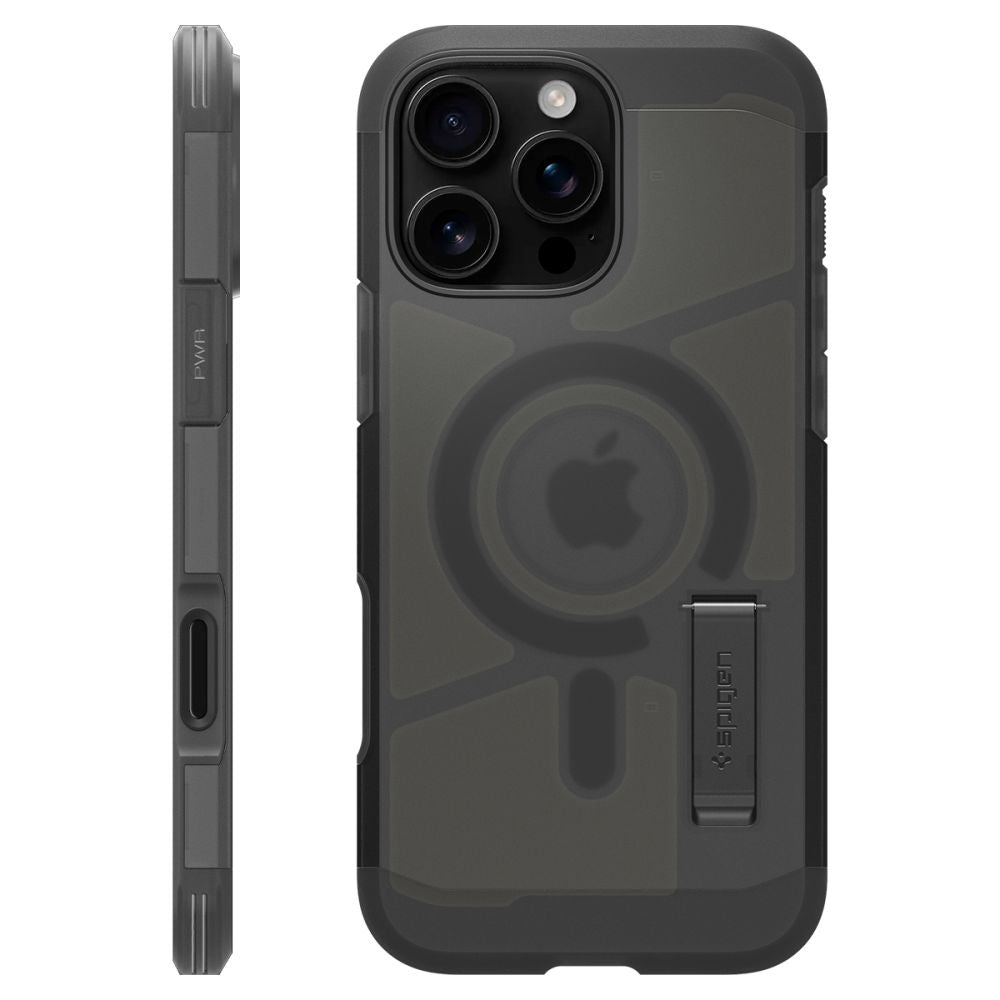 COPERTURA SPIGEN TOUGH ARMOR "T" MAG MAGSAFE IPHONE 16 PRO FROST BLACK