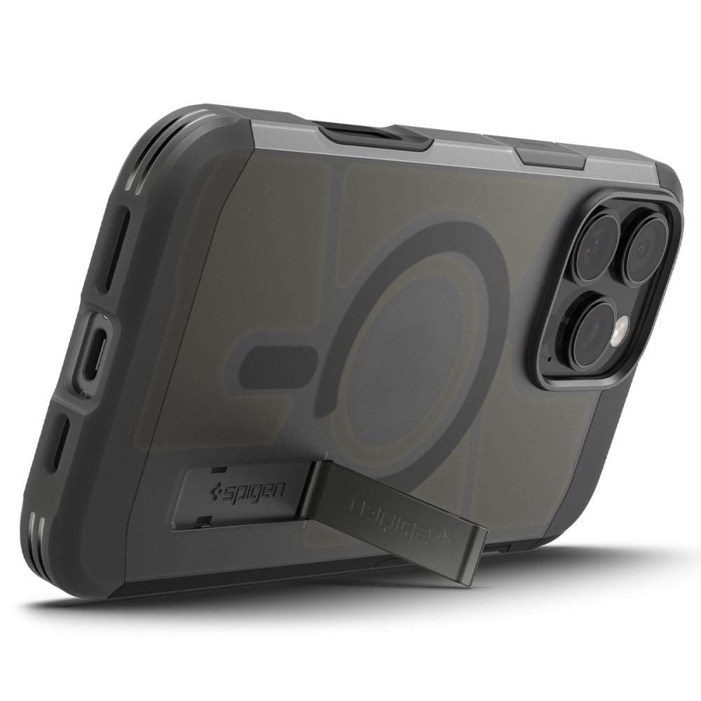 COPERTURA SPIGEN TOUGH ARMOR "T" MAG MAGSAFE IPHONE 16 PRO FROST BLACK