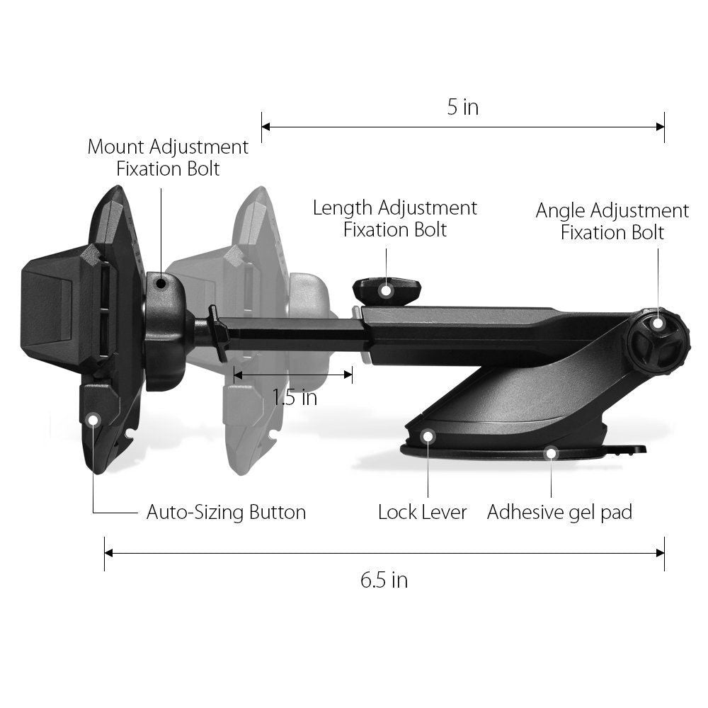 MONTATORE PER CELLULARE DA AUTO SPIGEN TS35 SIGNATURE SUPPORTO NERO