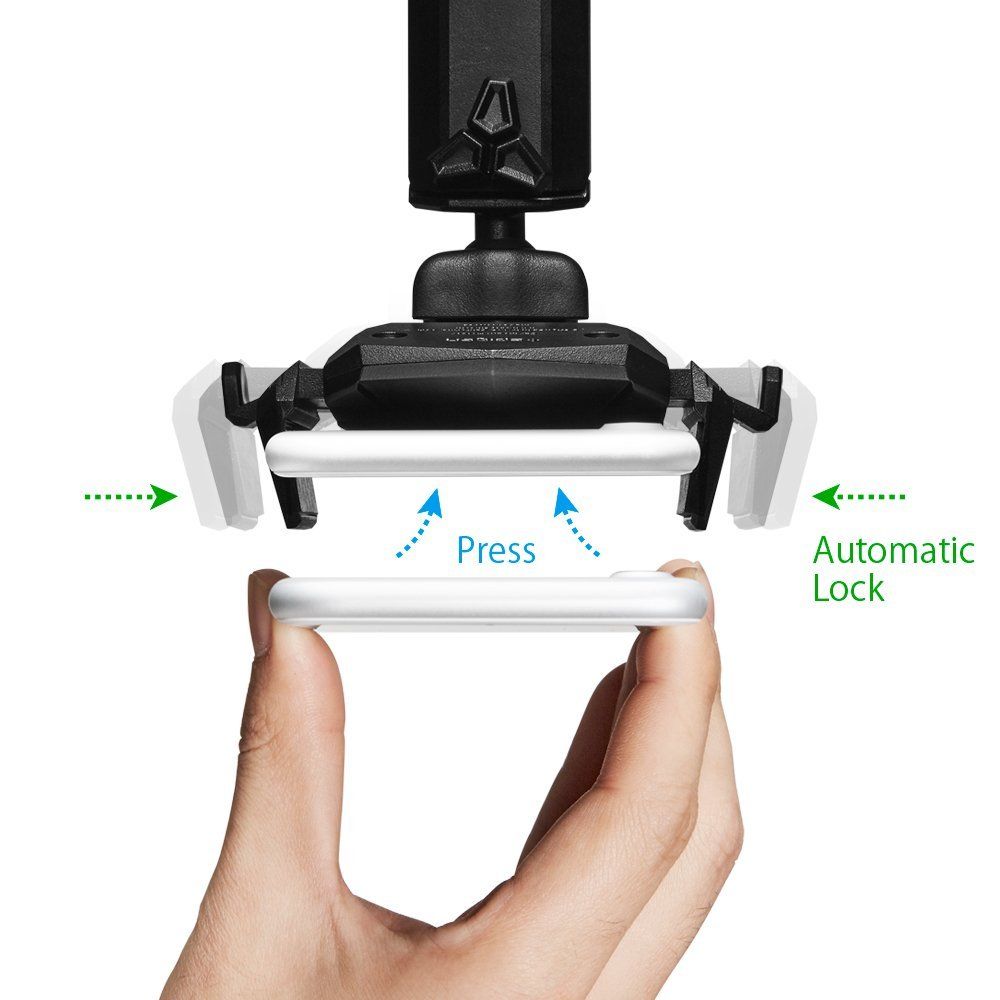 MONTATORE PER CELLULARE DA AUTO SPIGEN TS35 SIGNATURE SUPPORTO NERO