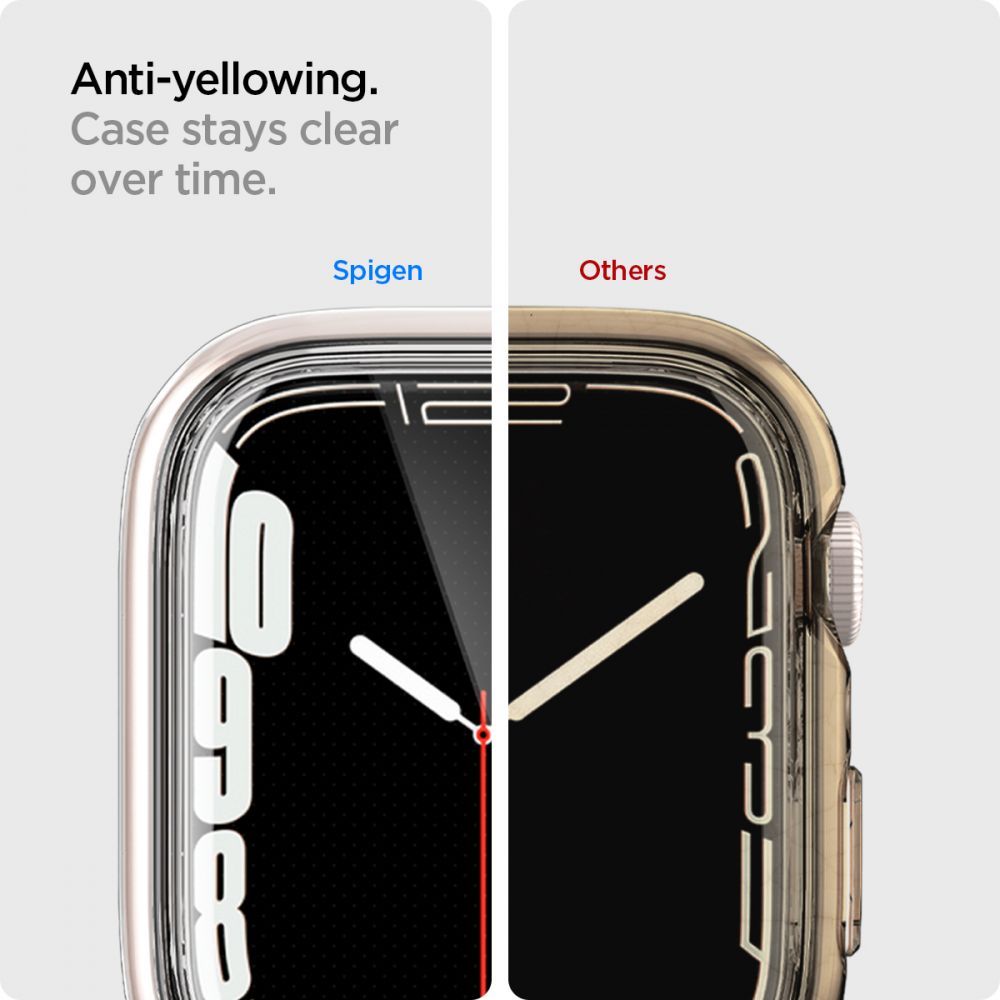CUSTODIA PROTETTIVA PER APPLE WATCH 41 MM SPIGEN ULTRA HYBRID CRYSTAL CLEAR