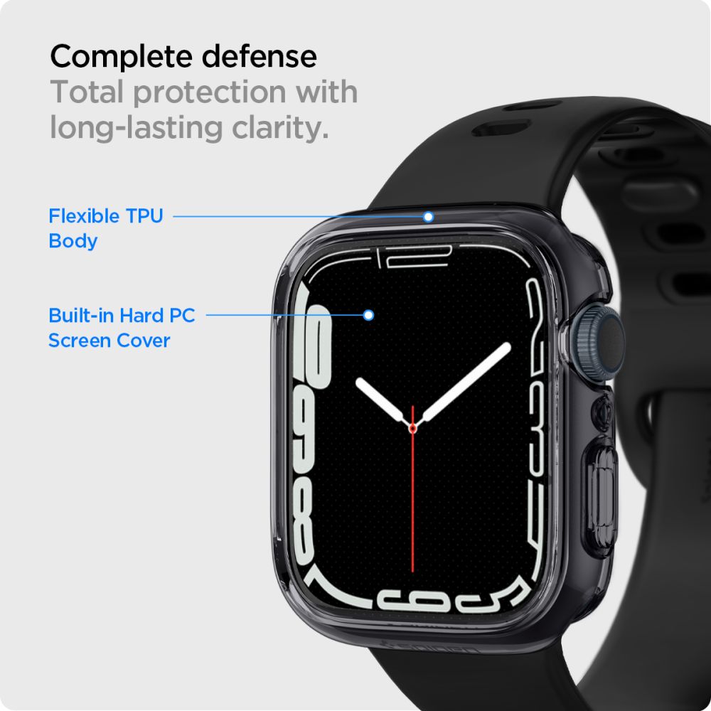 CUSTODIA PROTETTIVA PER APPLE WATCH 41 MM SPIGEN ULTRA HYBRID SPACE CRYSTAL