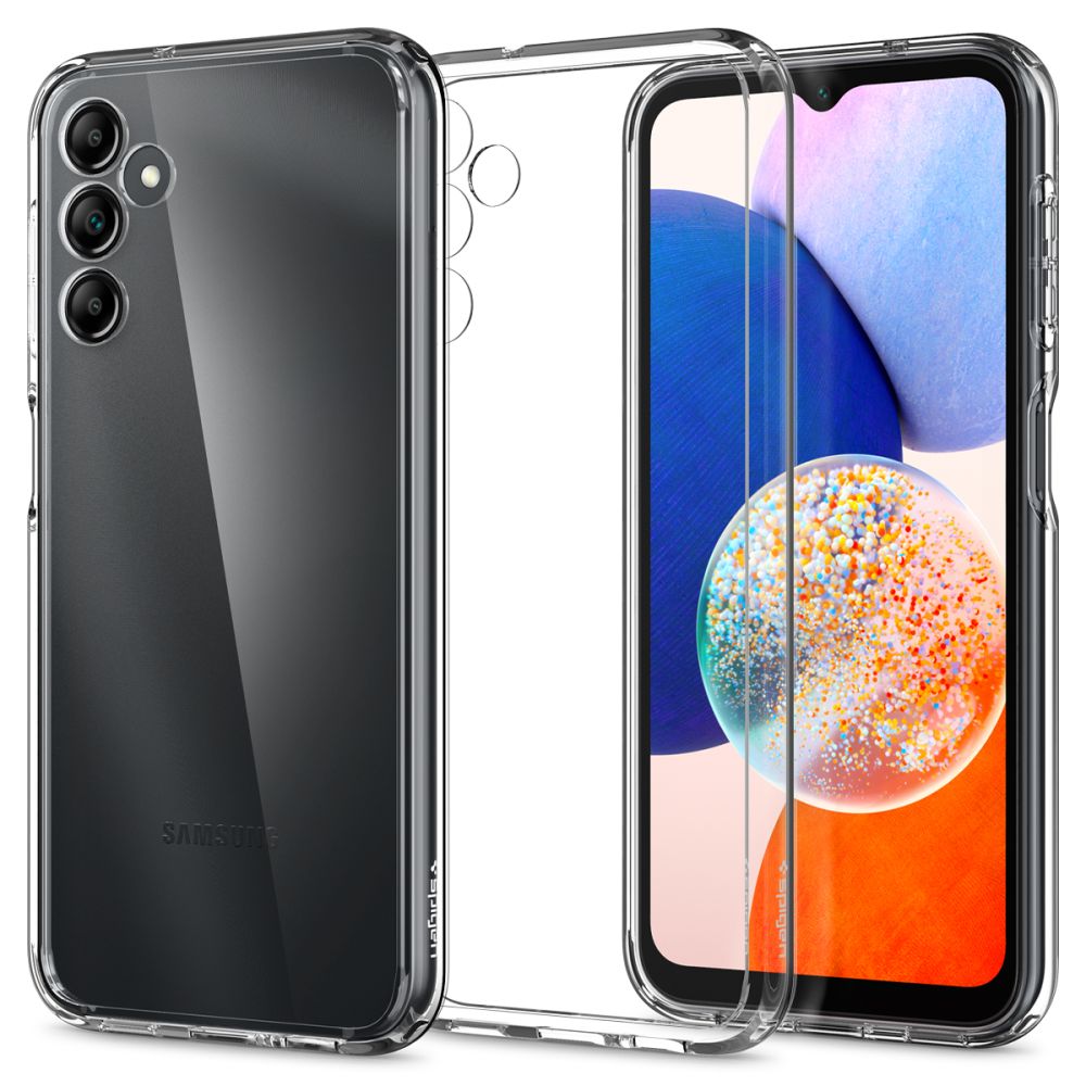 COPERTURA SPIGEN ULTRA HYBRID GALAXY A14 5G CRYSTAL CLEAR