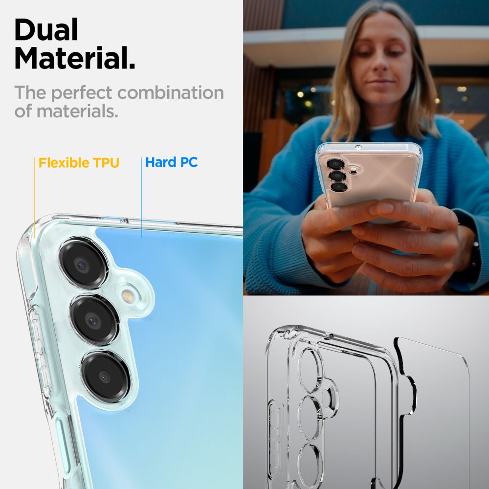 CUSTODIA SPIGEN ULTRA HYBRID GALAXY A16 4G / 5G CRYSTAL CLEAR