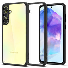 COPERTURA SPIGEN ULTRA HYBRID GALAXY A55 5G NERO OPACO