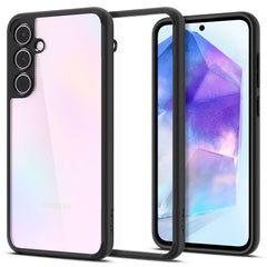 COPERTURA SPIGEN ULTRA HYBRID GALAXY A55 5G NERO OPACO