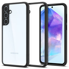 COPERTURA SPIGEN ULTRA HYBRID GALAXY A55 5G NERO OPACO