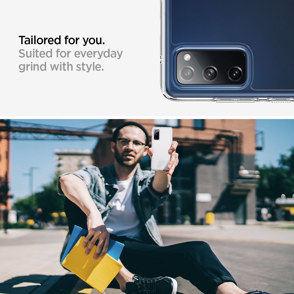 COPERTURA SPIGEN ULTRA HYBRID GALAXY S20 FE CRYSTAL CLEAR