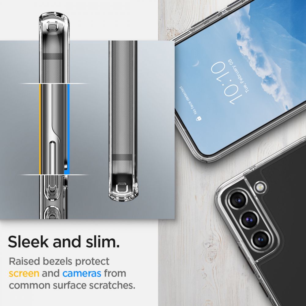 COPERTURA SPIGEN ULTRA HYBRID GALAXY S22 CRYSTAL CLEAR