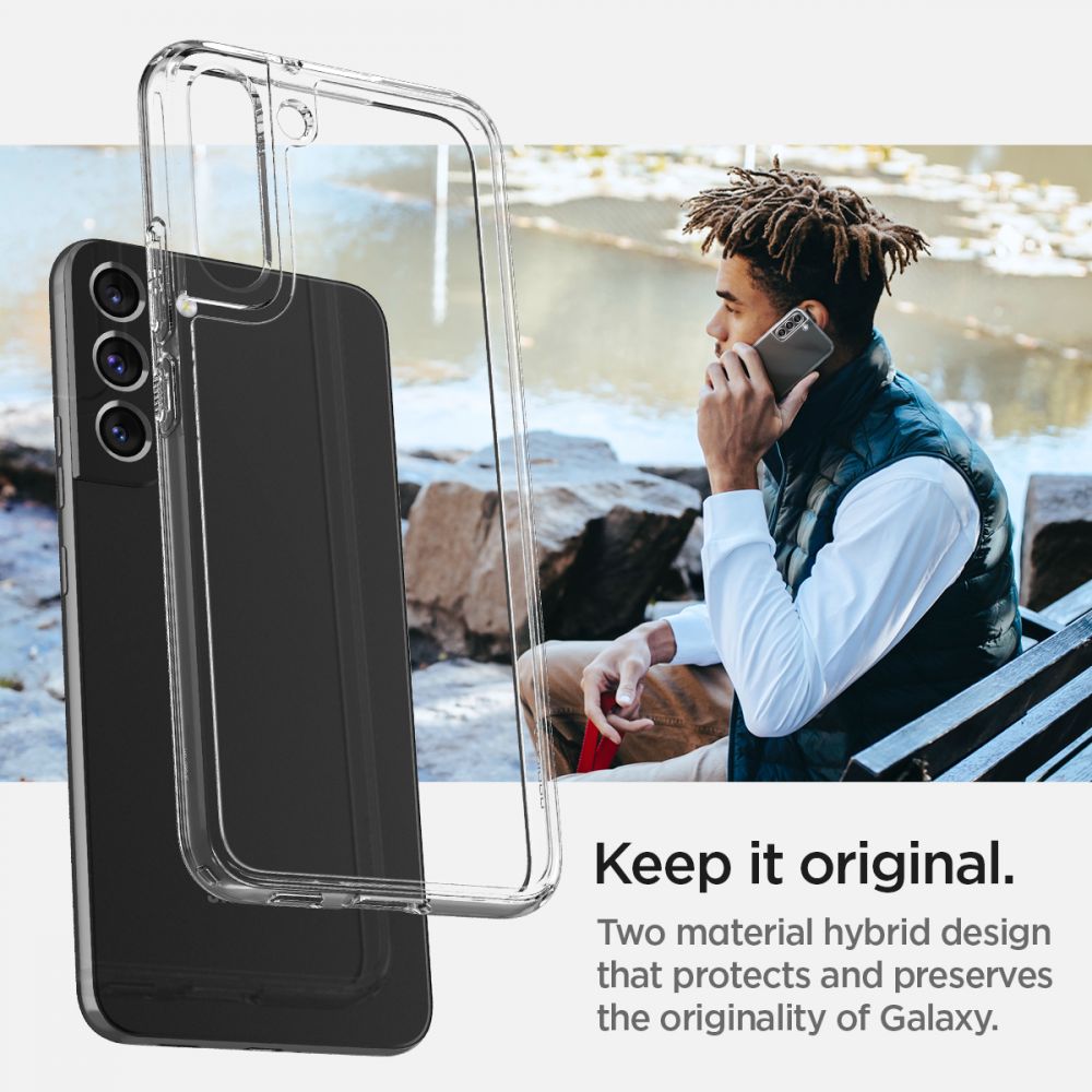 COPERTURA SPIGEN ULTRA HYBRID GALAXY S22 CRYSTAL CLEAR