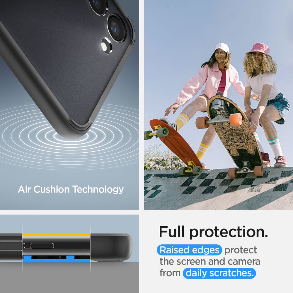 COPERTURA SPIGEN ULTRA HYBRID GALAXY S23 FROST BLACK