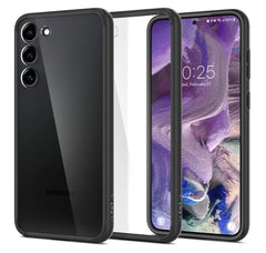 COPERTURA SPIGEN ULTRA HYBRID GALAXY S23 NERO OPACO