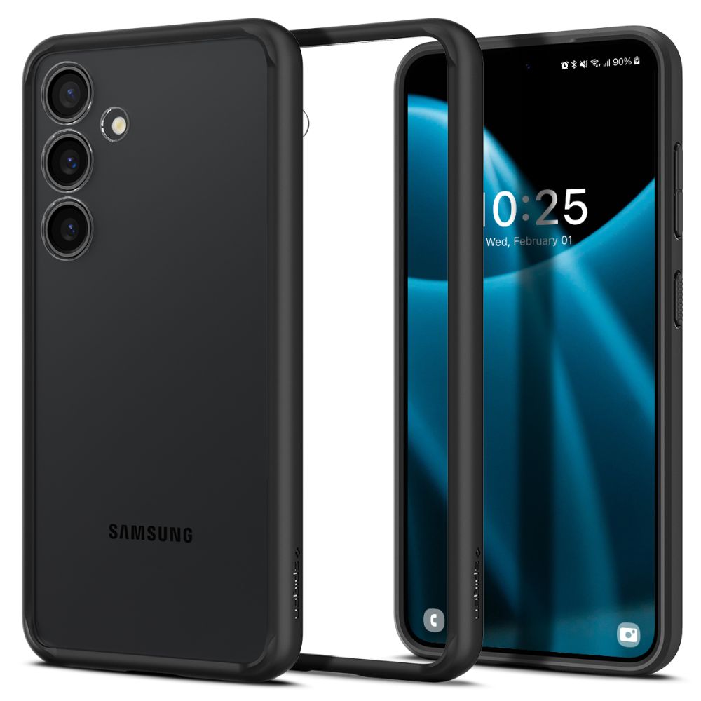 COPERTURA SPIGEN ULTRA HYBRID GALAXY S24 NERO OPACO