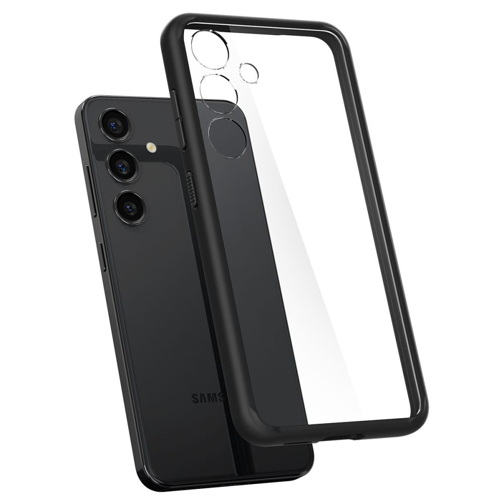 COPERTURA SPIGEN ULTRA HYBRID GALAXY S24+ PLUS NERO OPACO