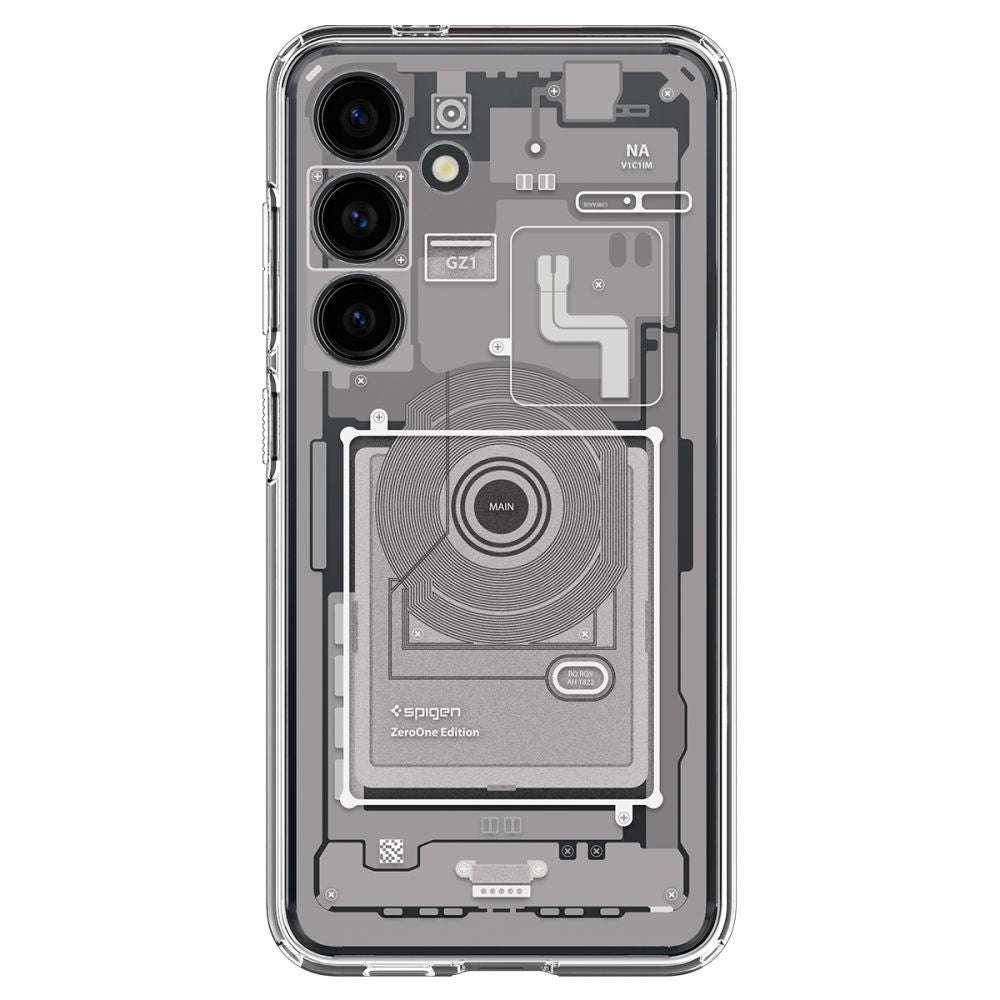COPERTURA SPIGEN ULTRA HYBRID GALAXY S24 ZERO ONE BIANCA