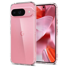 CUSTODIA PER GOOGLE PIXEL 9 / 9 PRO SPIGEN ULTRA HYBRID CRYSTAL CLEAR