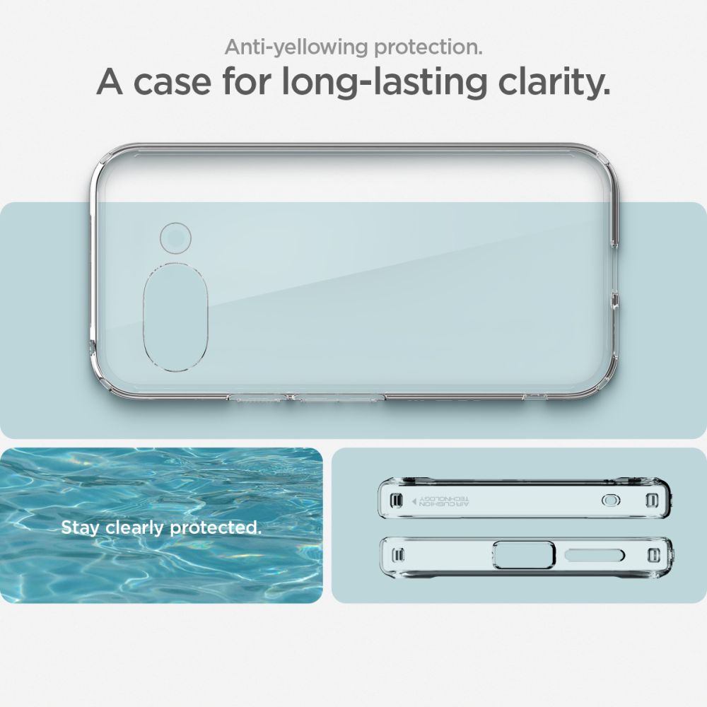 COPERTURA SPIGEN ULTRA HYBRID GOOGLE PIXEL 9A CRYSTAL CLEAR