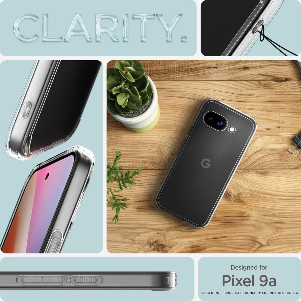 COPERTURA SPIGEN ULTRA HYBRID GOOGLE PIXEL 9A CRYSTAL CLEAR