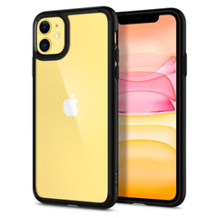 COPERTURA SPIGEN ULTRA HYBRID IPHONE 11 NERO OPACO