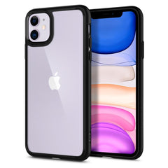 COPERTURA SPIGEN ULTRA HYBRID IPHONE 11 NERO OPACO