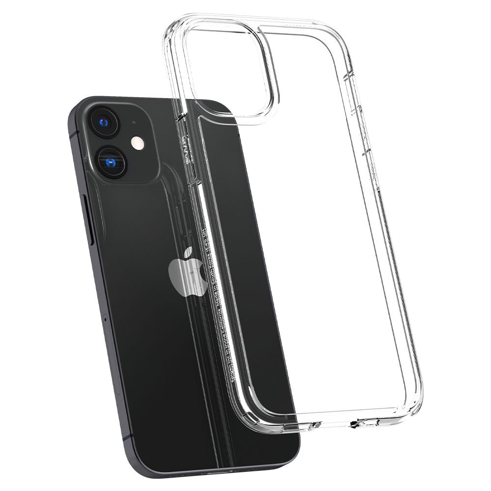 COPERTURA SPIGEN ULTRA HYBRID IPHONE 12 MINI CRYSTAL CLEAR