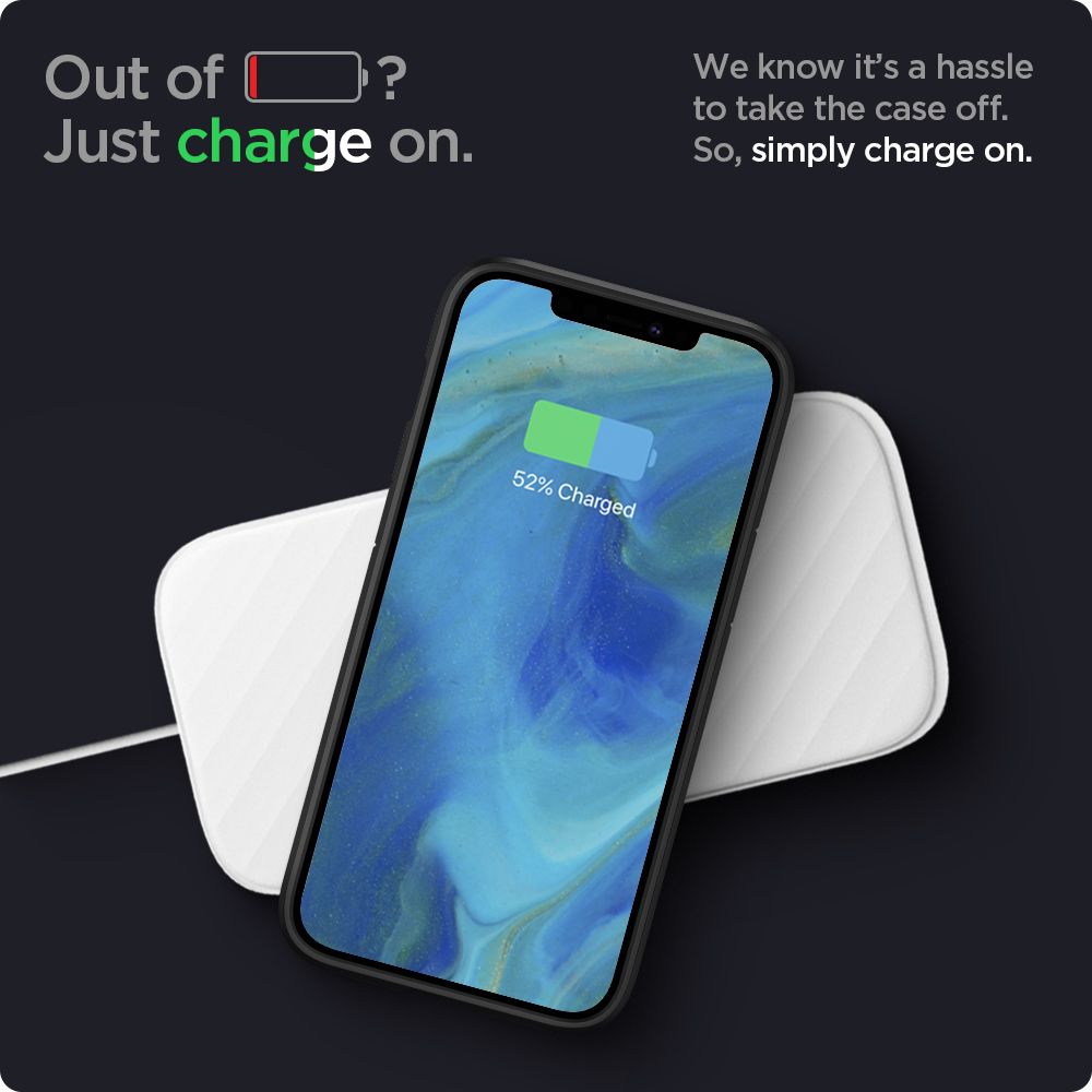 COPERTURA SPIGEN ULTRA HYBRID IPHONE 12/12 PRO NERO OPACO