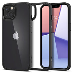 COPERTURA SPIGEN ULTRA HYBRID IPHONE 13 NERO OPACO