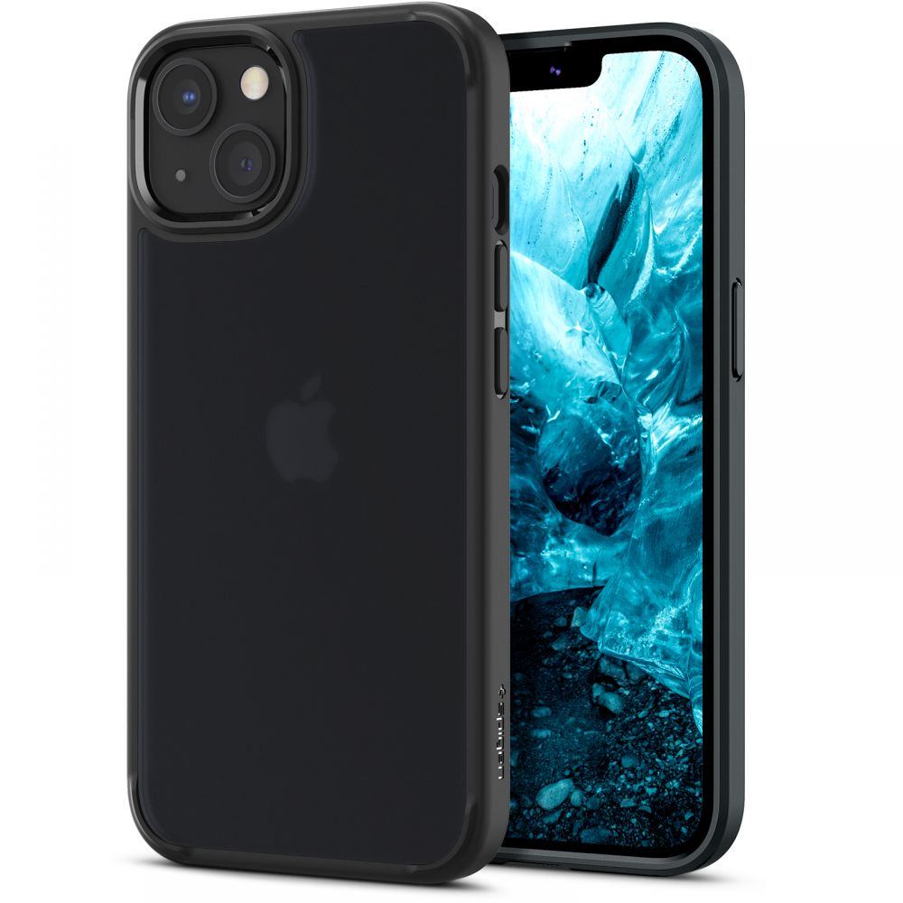 COPERTURA SPIGEN ULTRA HYBRID IPHONE 13 MATTE FROST BLACK