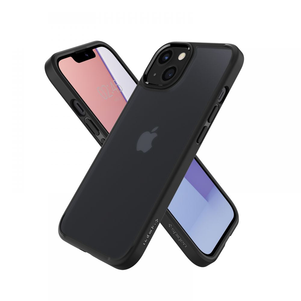 COPERTURA SPIGEN ULTRA HYBRID IPHONE 13 MATTE FROST BLACK