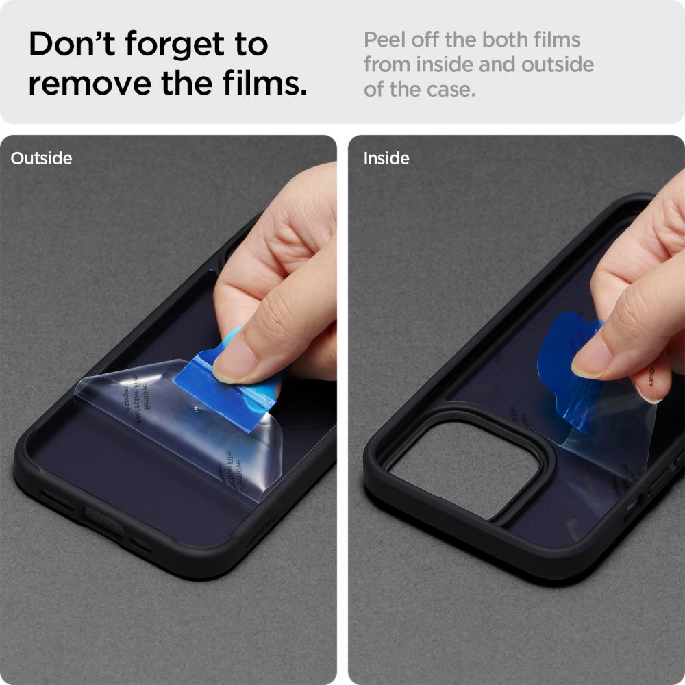 COPERTURA SPIGEN ULTRA HYBRID IPHONE 13 MATTE FROST BLACK
