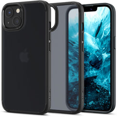 COPERTURA SPIGEN ULTRA HYBRID IPHONE 13 MATTE FROST BLACK