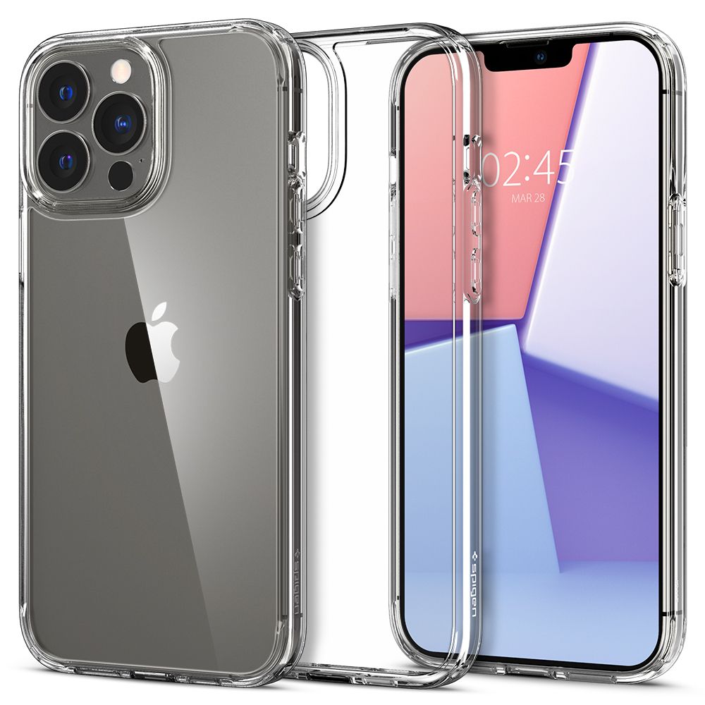 COPERTURA SPIGEN ULTRA HYBRID IPHONE 13 PRO CRYSTAL CLEAR