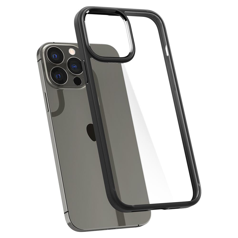 COPERTURA SPIGEN ULTRA HYBRID IPHONE 13 PRO MAX NERO OPACO
