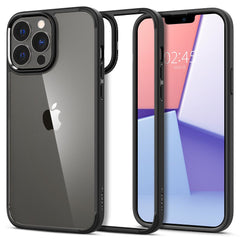 COPERTURA SPIGEN ULTRA HYBRID IPHONE 13 PRO MAX NERO OPACO