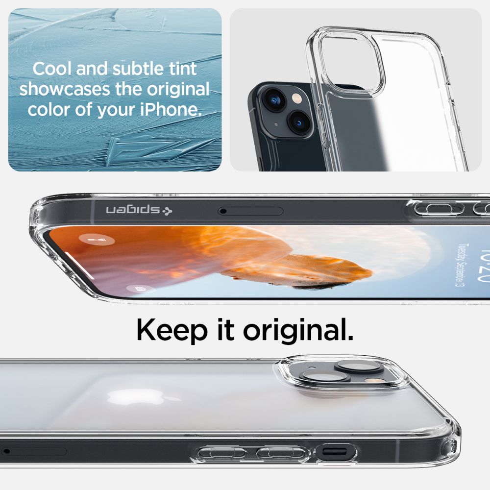 COPERTURA SPIGEN ULTRA HYBRID IPHONE 14 FROST CLEAR