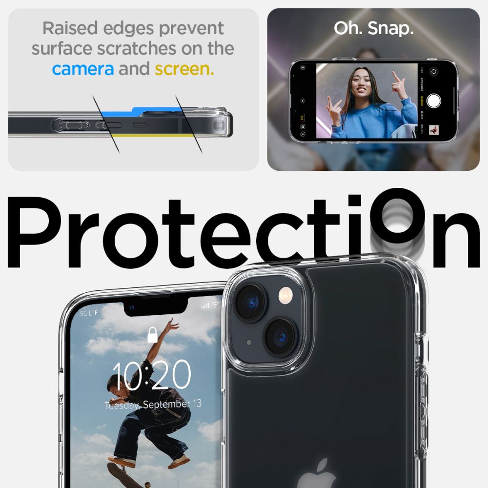 COPERTURA SPIGEN ULTRA HYBRID IPHONE 14 PLUS FROST CLEAR