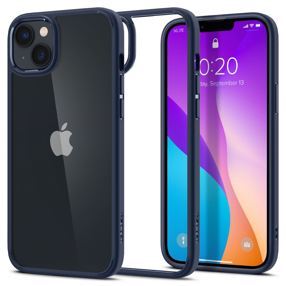COPERTURA SPIGEN ULTRA HYBRID IPHONE 14 PLUS BLU NAVY
