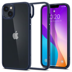 COPERTURA SPIGEN ULTRA HYBRID IPHONE 14 PLUS BLU NAVY