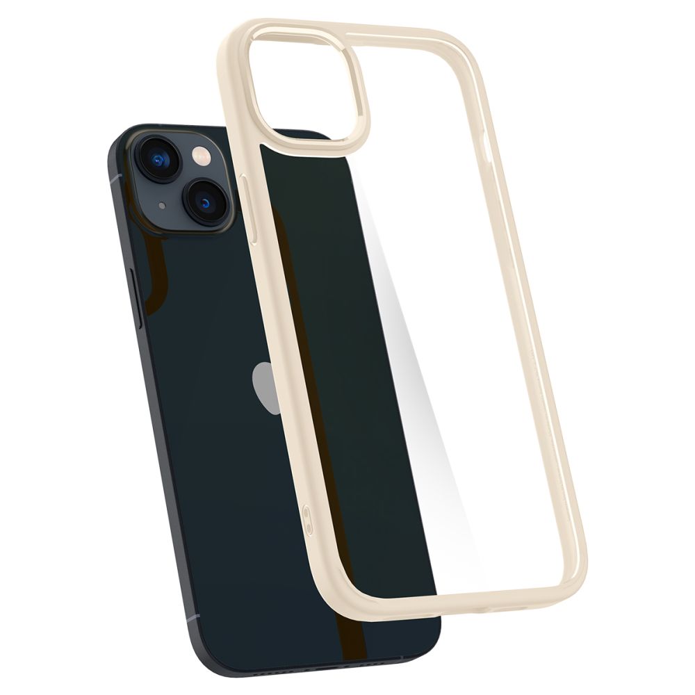 COPERTURA SPIGEN ULTRA HYBRID IPHONE 14 PLUS BEIGE SABBIOSO