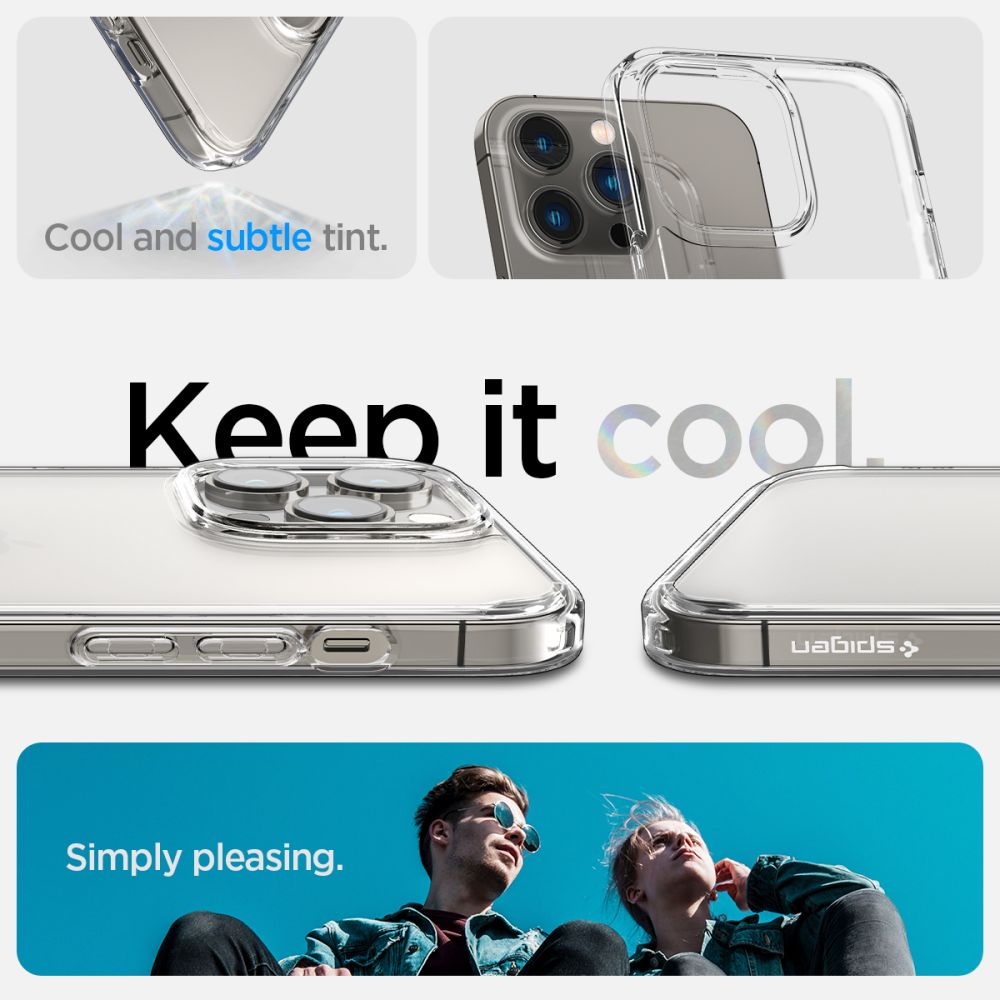 COPERTURA SPIGEN ULTRA HYBRID IPHONE 14 PRO FROST CLEAR