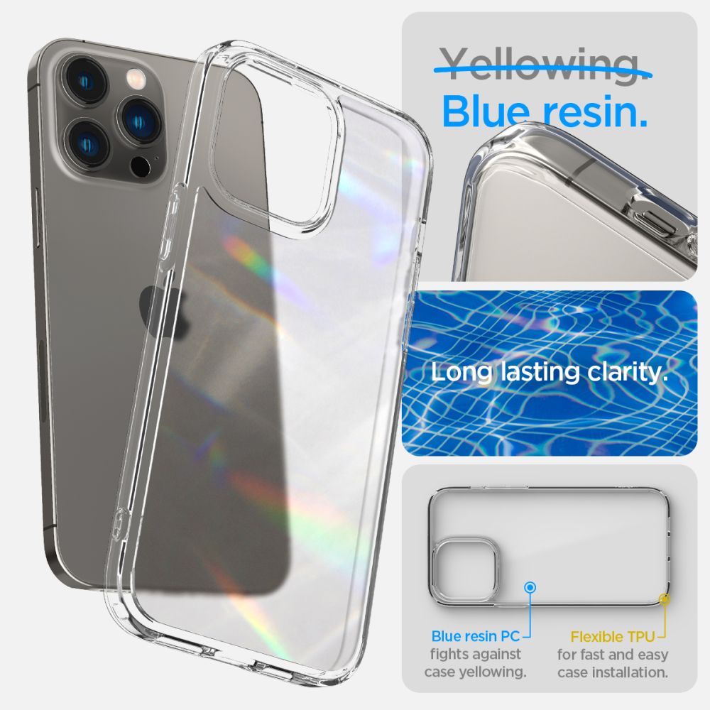 COPERTURA SPIGEN ULTRA HYBRID IPHONE 14 PRO FROST CLEAR